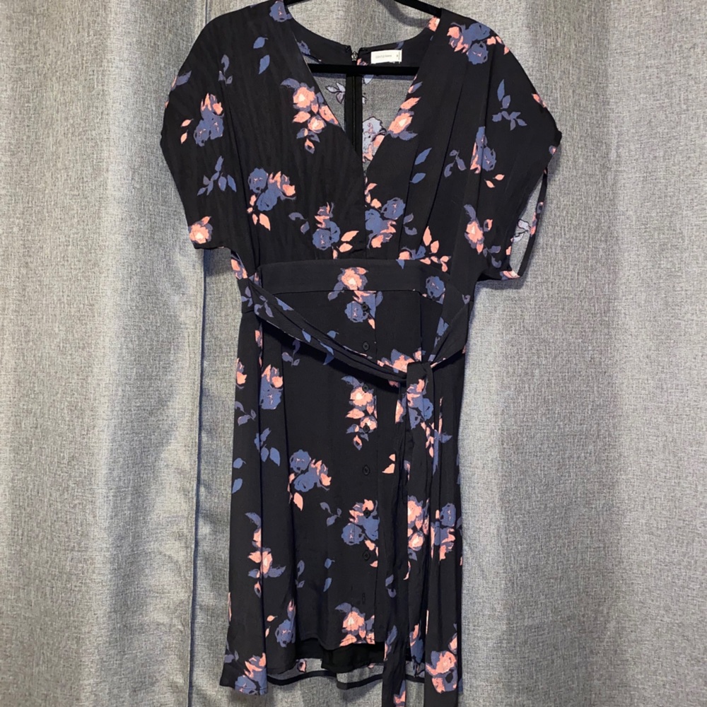 Floral print dress (GENTLE FAWN)